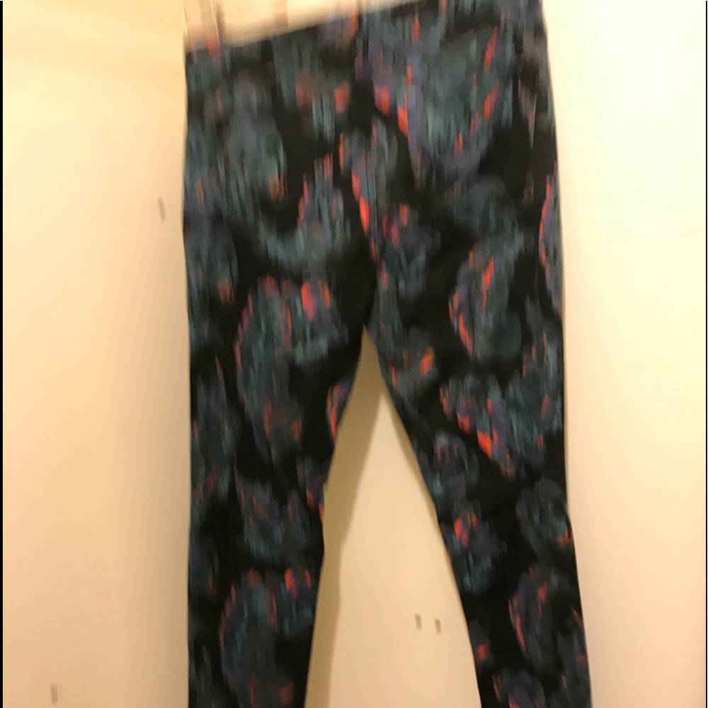 Marchesa Voyage peacock print jeans